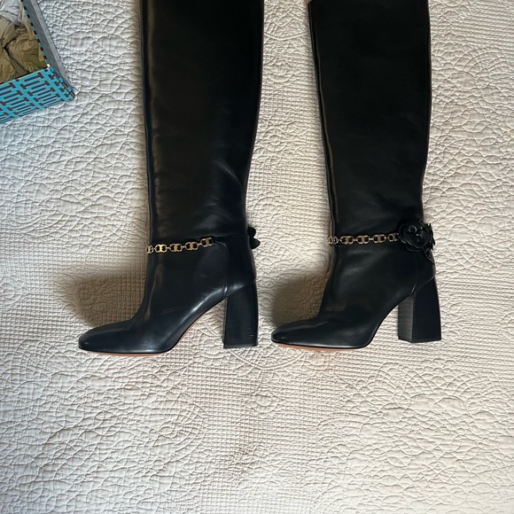 Tory Burch Blossom Tall Boots - Picture 12 of 13